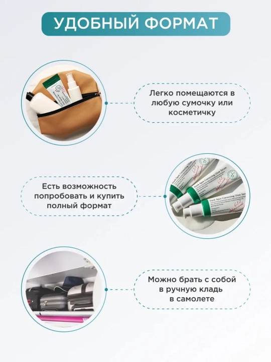 AXIS-Y The Mini Glow  Dark Spot Correcting Set — мини-набор для сияния и осветления кожи