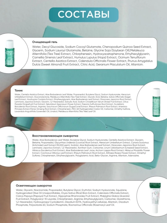 AXIS-Y The Mini Glow  Dark Spot Correcting Set — мини-набор для сияния и осветления кожи