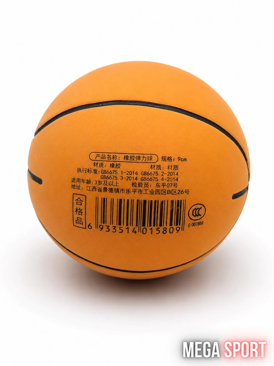 Mini basketbol suvenir koptok, dekorativ yumshoq to‘p, diametri 9 sm