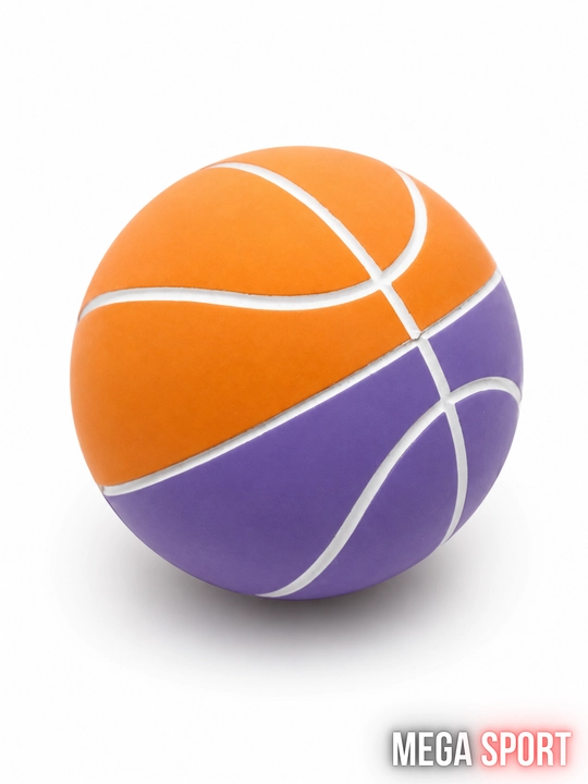 Mini basketbol suvenir koptok, dekorativ yumshoq to‘p, diametri 9 sm