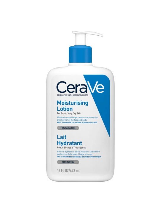 Лосьон для лица CeraVe увлажняющий для сухой и очень сухой кожи, 473 мл