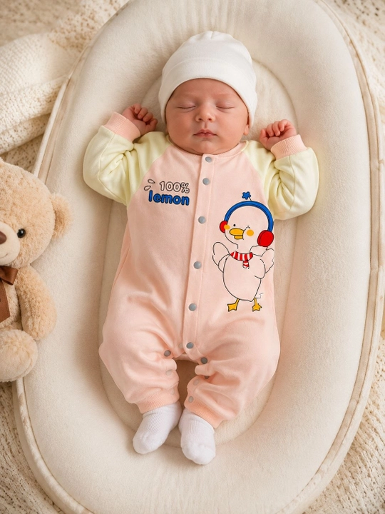 Слип для новорожденных, одежда малышке, хлопковый комбинезон, baby girl - 