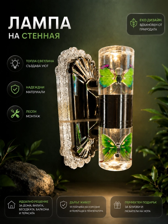 Bra devor LED yoritgichi, pufakcha effekti bilan