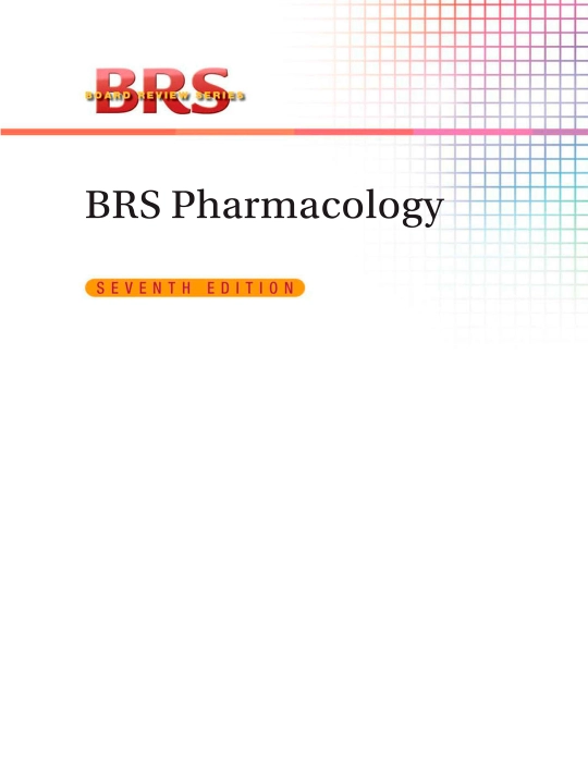 PHARMACOLOGY  Seventh Edition — Sara Lerxenfeldt