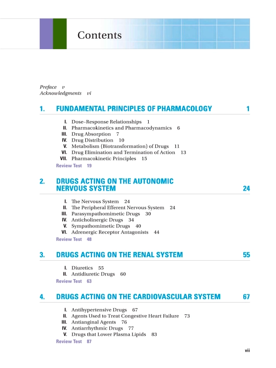 PHARMACOLOGY  Seventh Edition — Sara Lerxenfeldt