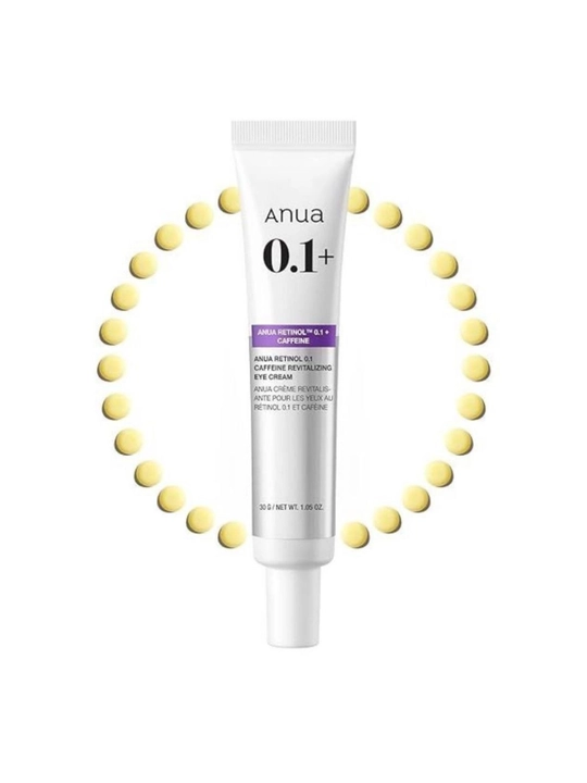 Крем для глаз вокруг глаз от морщин и отеков Anua Retinol 0.1% + Caffeine, 30 г