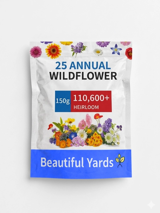 Gullar urug'lari aralashmasi «Beautiful Yards», 25 turdagi (150 g)