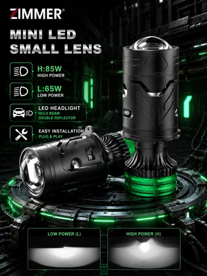 ZIMMER Z8MAX, Авто LED фары, автомобильные LED лампы, H4 LED лампы для авто — CARLUX7-Z8MAX