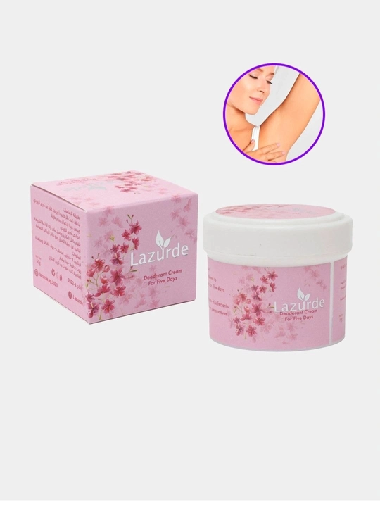 Крем-дезодорант Lazurde Smooth Touch от пота и запаха, длительный эффект до 5 дней, 50 мл - 