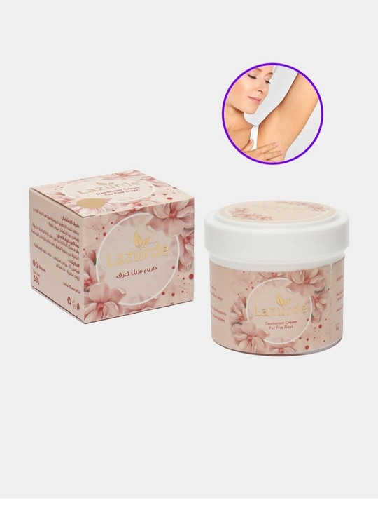 Крем-дезодорант Lazurde Smooth Touch от пота и запаха, длительный эффект до 5 дней, 50 мл - 