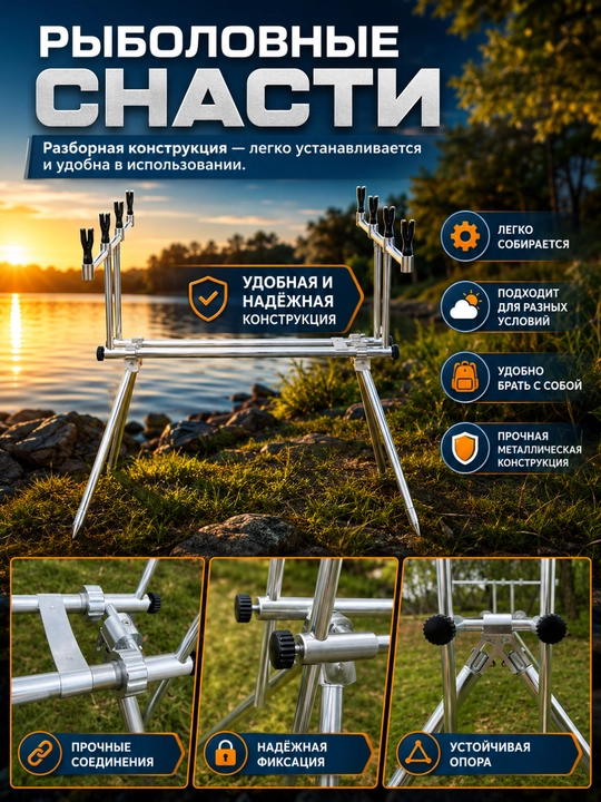 Подставка для карповых удилищ