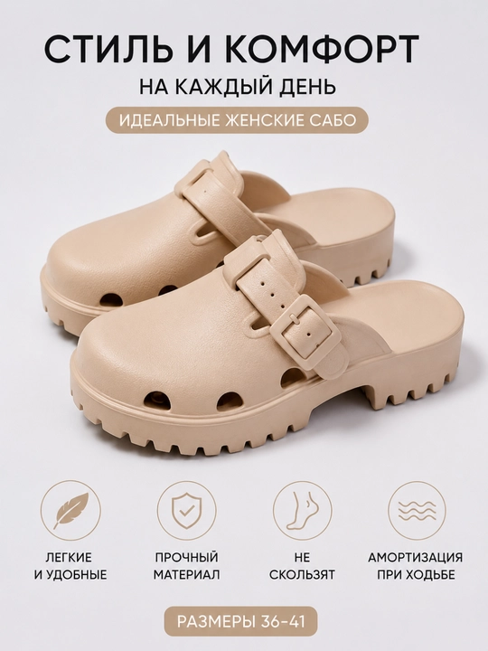 Ayollar sabosi platformali shippak, yengil kundalik shippak, 36-41-o‘lchamlar