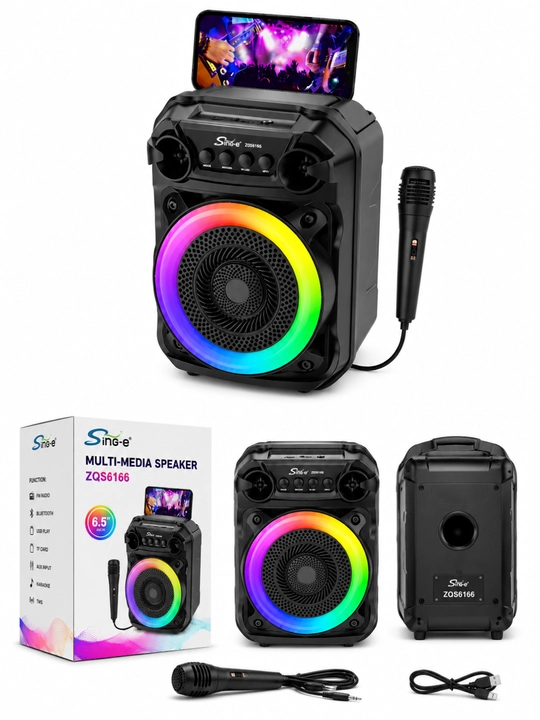 Karaoke kolonka Bluetooth ZQS 6166, 14100 + mikrofon