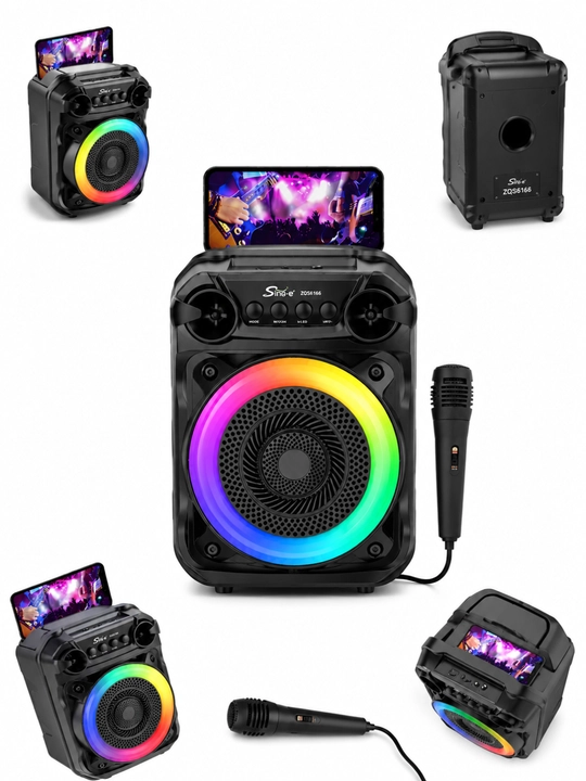 Karaoke kolonka Bluetooth ZQS 6166, 14100 + mikrofon