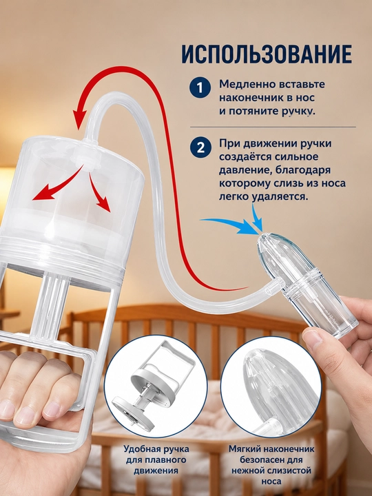 Назальный аспиратор для младенцев