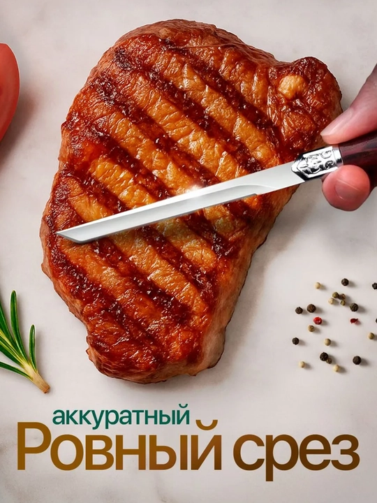 Sayyohlik pichog'i «Rayhoku», qattiq tig'li, M390 po'lati (19.5 sm)