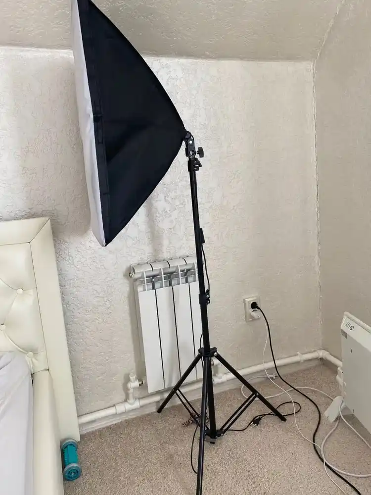 Foto va video suratga olish uchun to‘plam, foto soyabon, RGB, shtativ