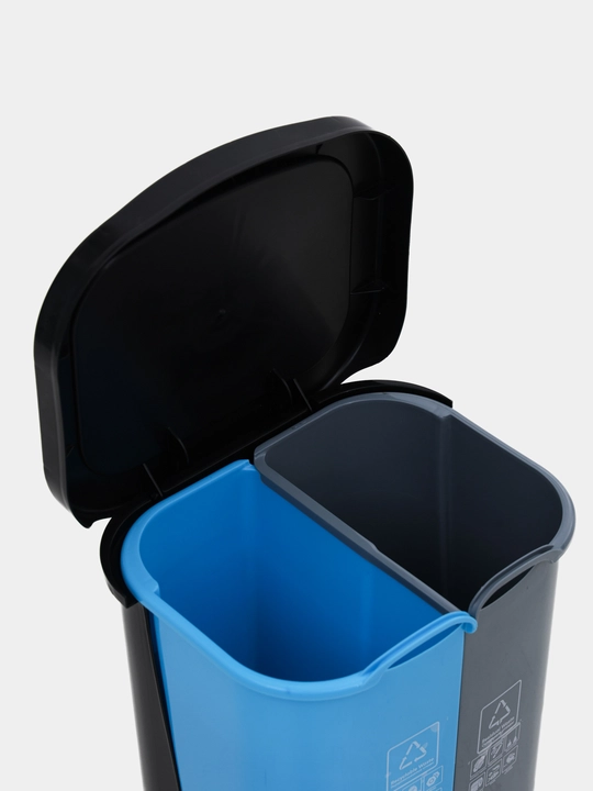 Pedalli axlat chelagi 40 litr, urna, katta, plastik