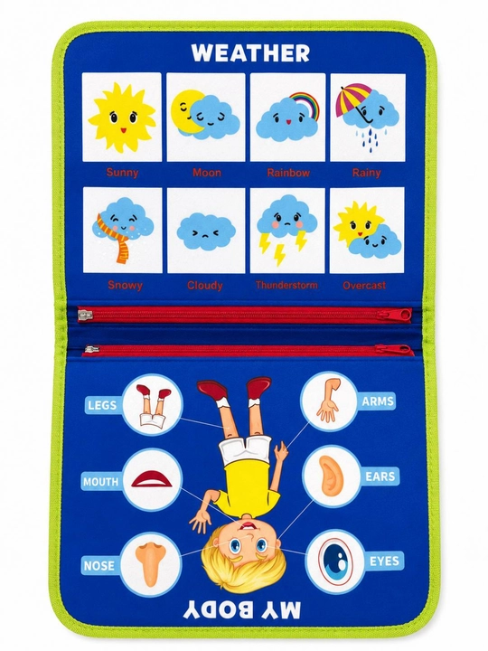 Развивающая книга Бизибук Montessori (Busy Book)