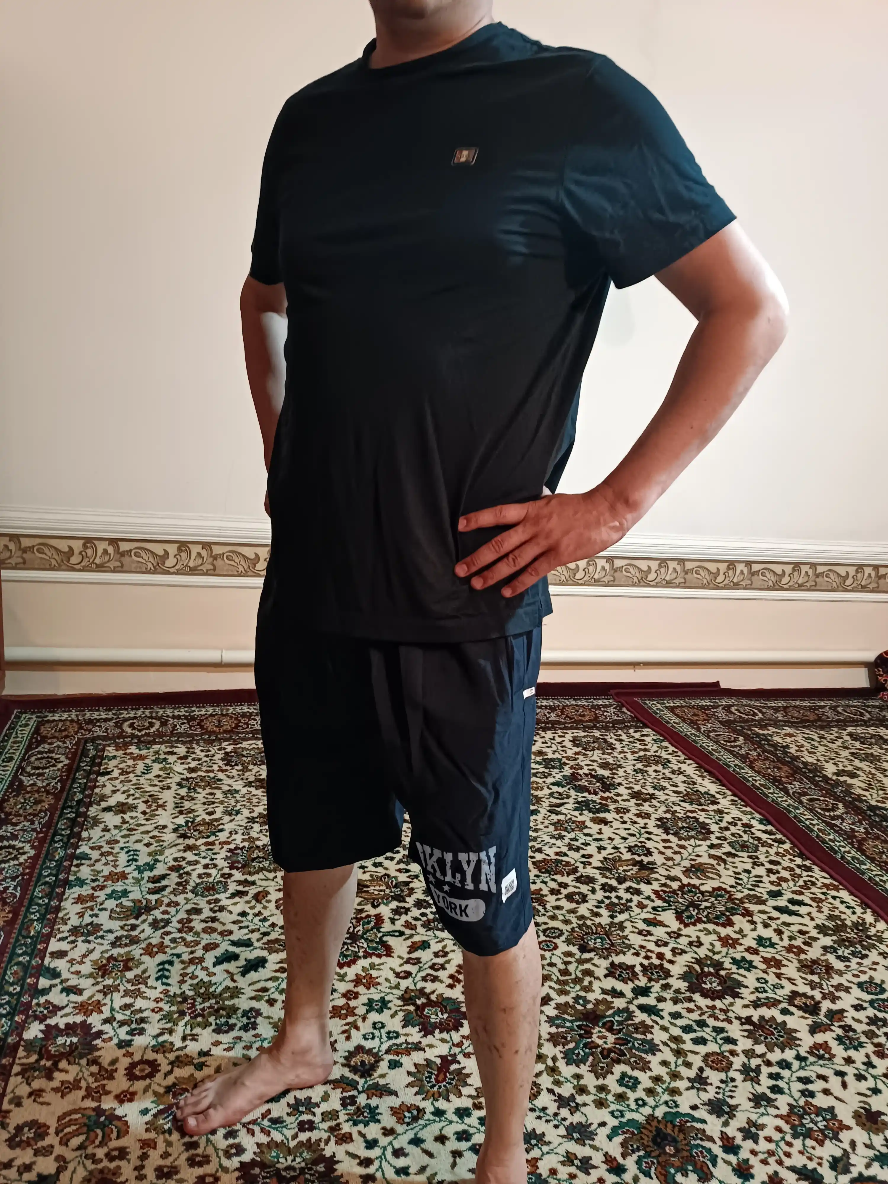 Cho‘ntakli erkaklar sport shortiklari, sport va kundalik foydalanish uchun