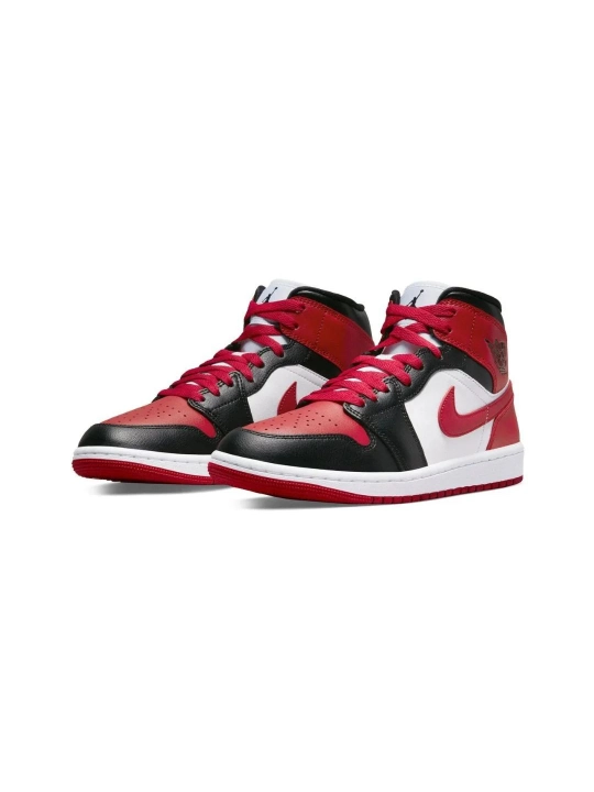 Wmns Nike Air Jordan 1 Mid 'Alternate Bred Toe'