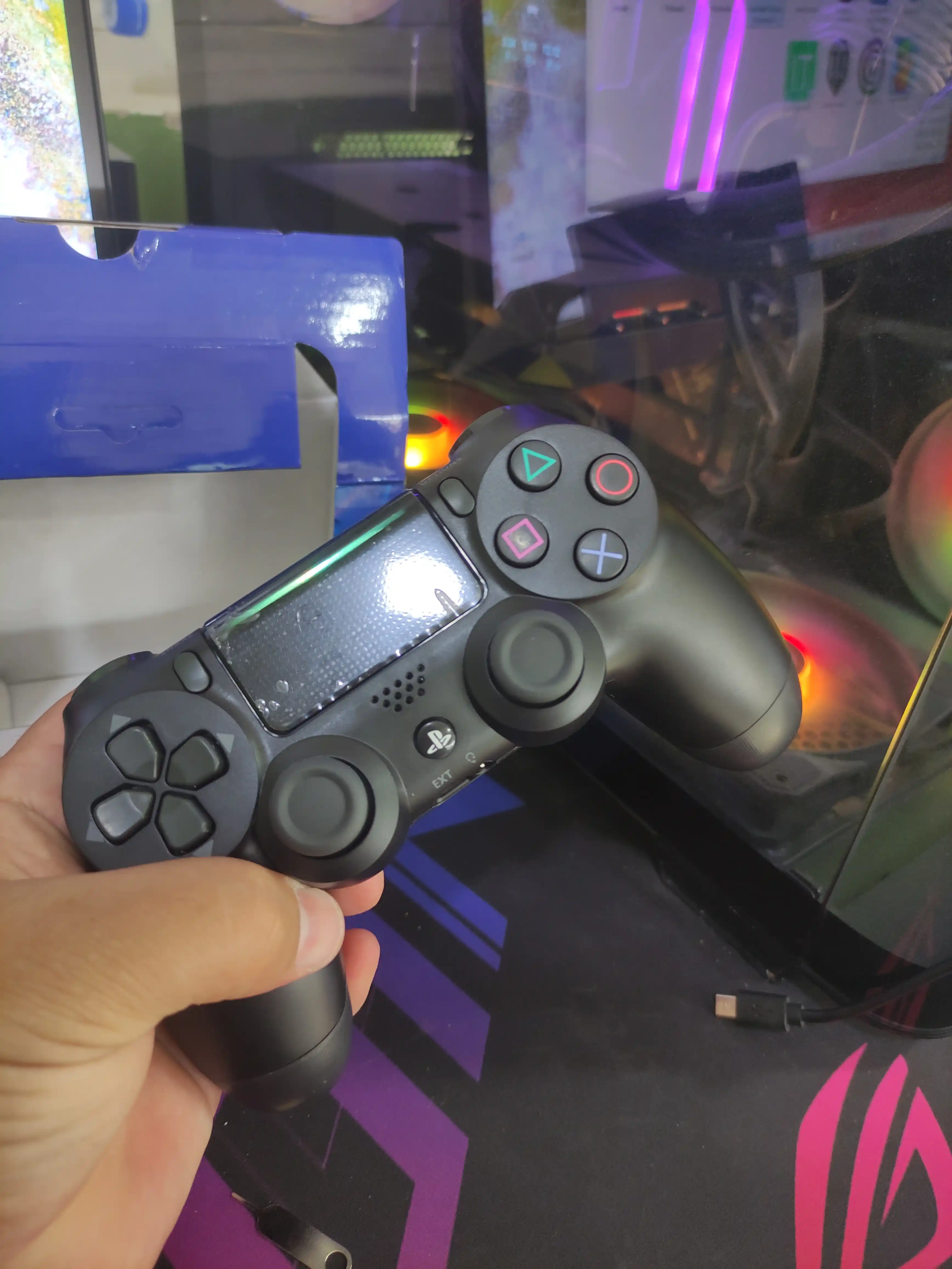Геймпад для Sony PlayStation 4 беспроводной c зарядным кабелем, джойстик PS4 Bluetooth