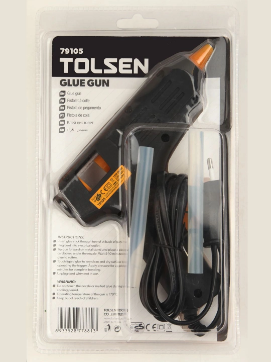 Клеевой пистолет TOLSEN 79105