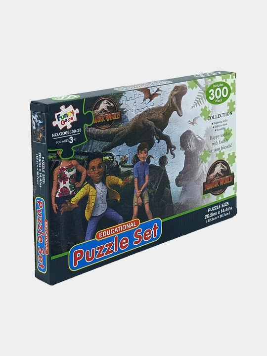 Puzzle Jurassic World 300 dona, Dinozavrlar Funny Game