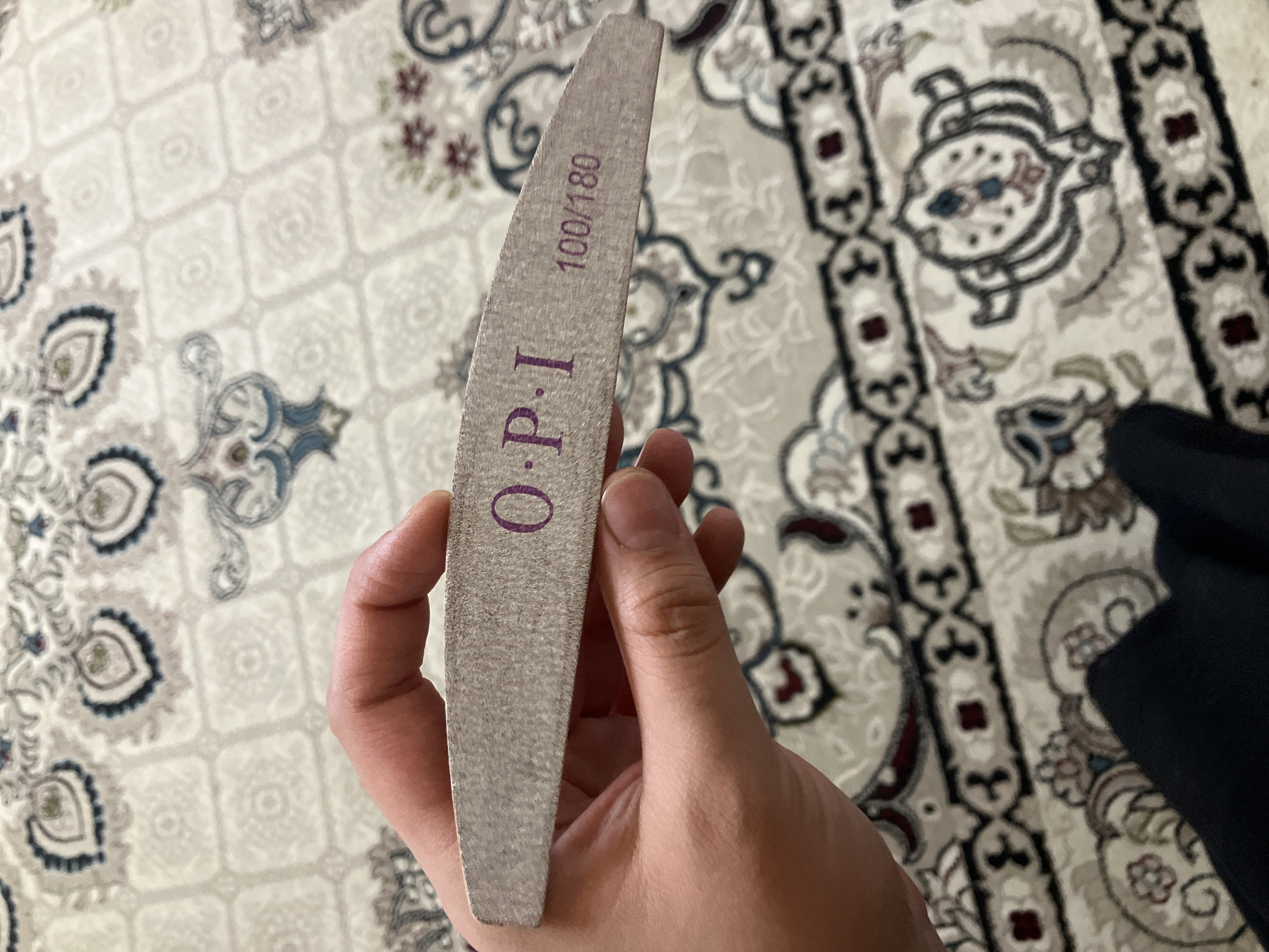 OPI 100/180 tirnoq pilkasi