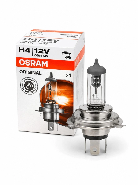 Osram H4. Osram60/55. avto chiroqlar osram . lampochkalar.  avto chiroqlar . Osram 6055