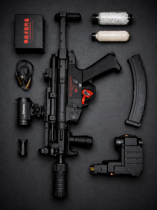 Orbizli pnevmatik to'pponcha, Glock, avtomat M416, miltiq, orbiz