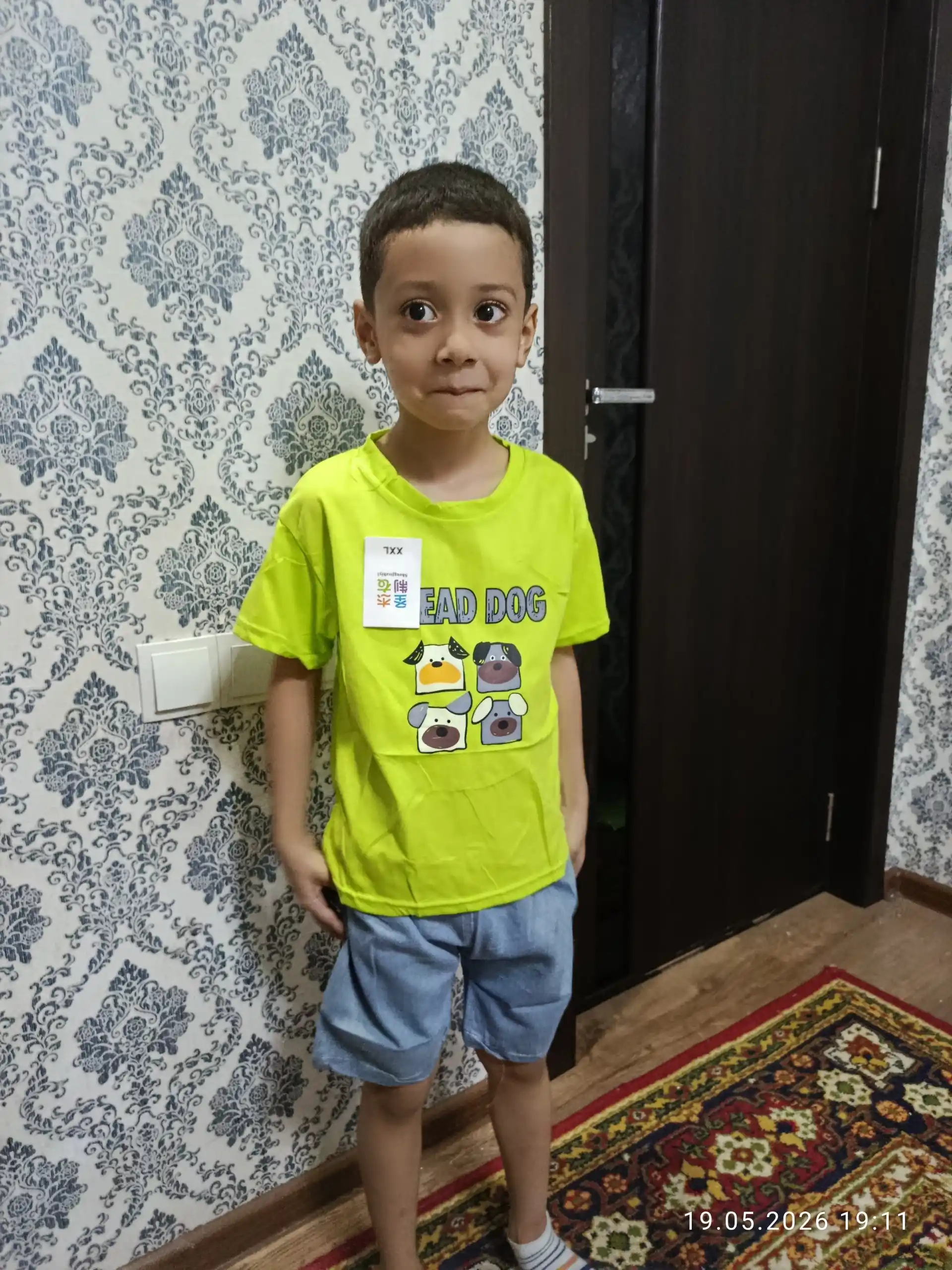 Bolalar to‘plami, futbolka, shortik, yorqin yozgi to‘plam, o‘g‘il bola uchun, qulay uslub