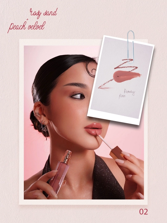 Блеск для губ Sen Sulu, (02 Peach Velvet) 4,5 гр