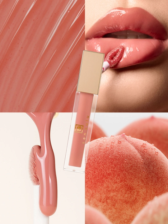 Блеск для губ Sen Sulu, (02 Peach Velvet) 4,5 гр