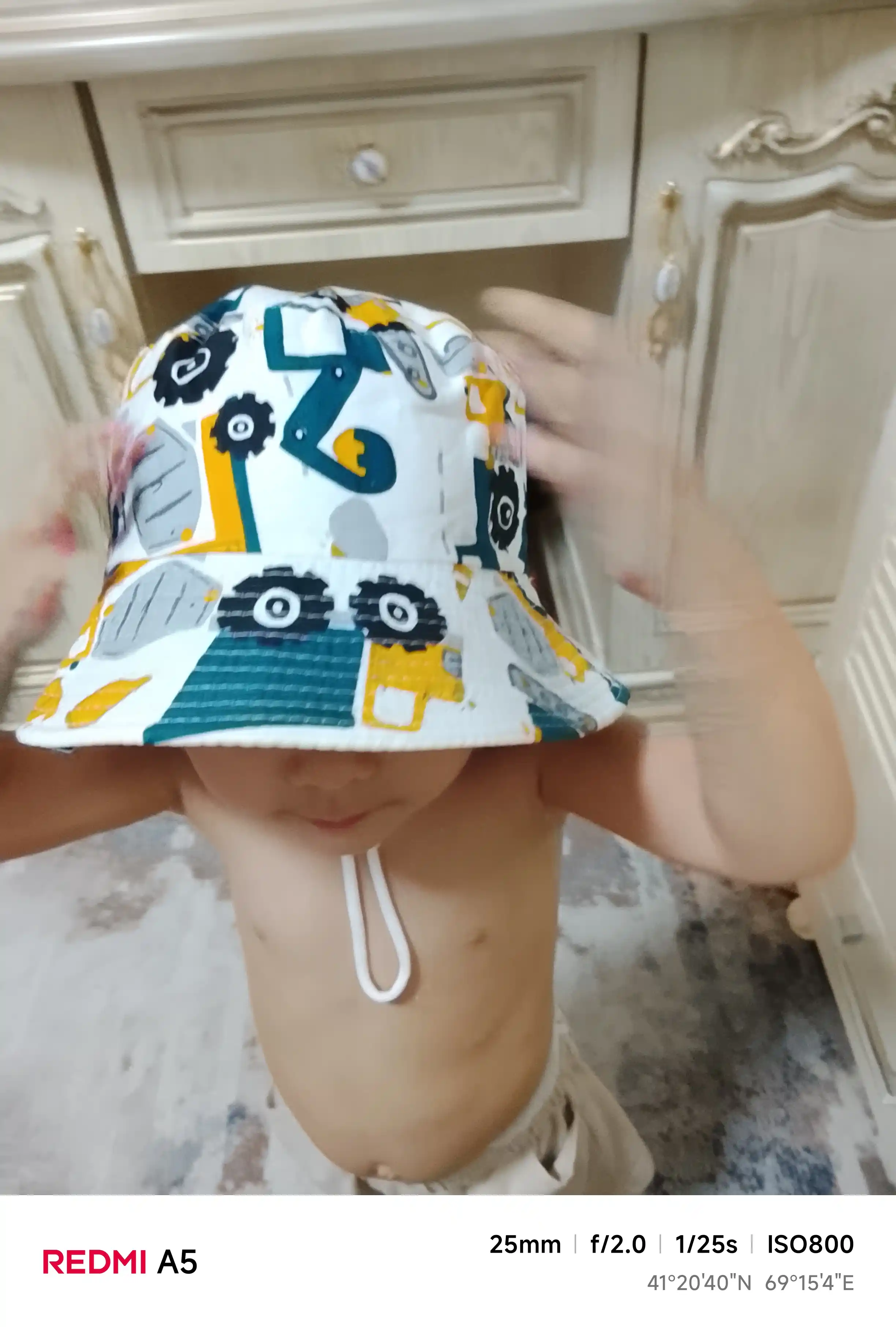 Детская летняя панамка
