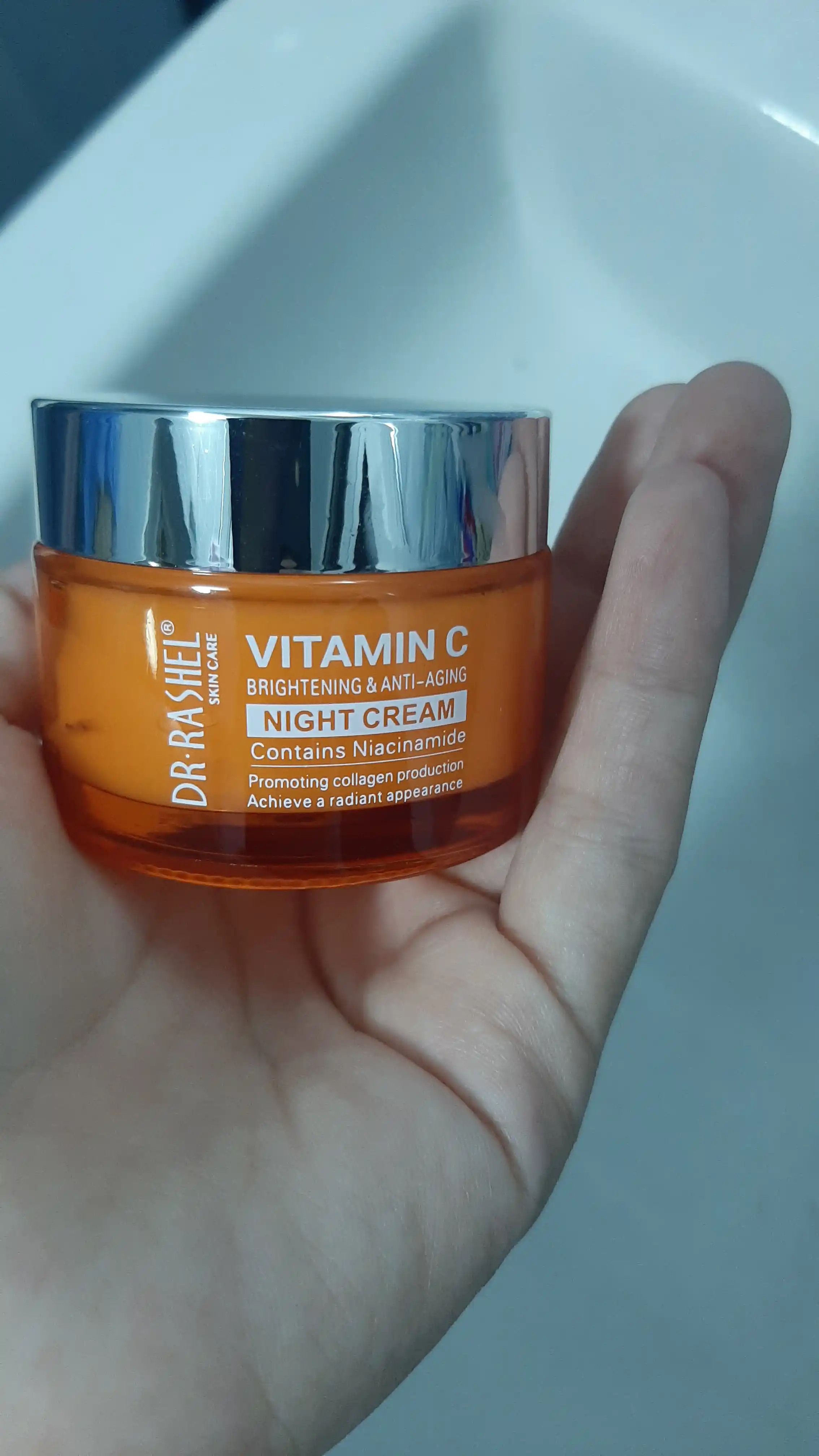 Dr.Rashel Vitamin C li tungi yuz kremi, ajinlarga qarshi va yorqinlashtiruvchi, 50 g