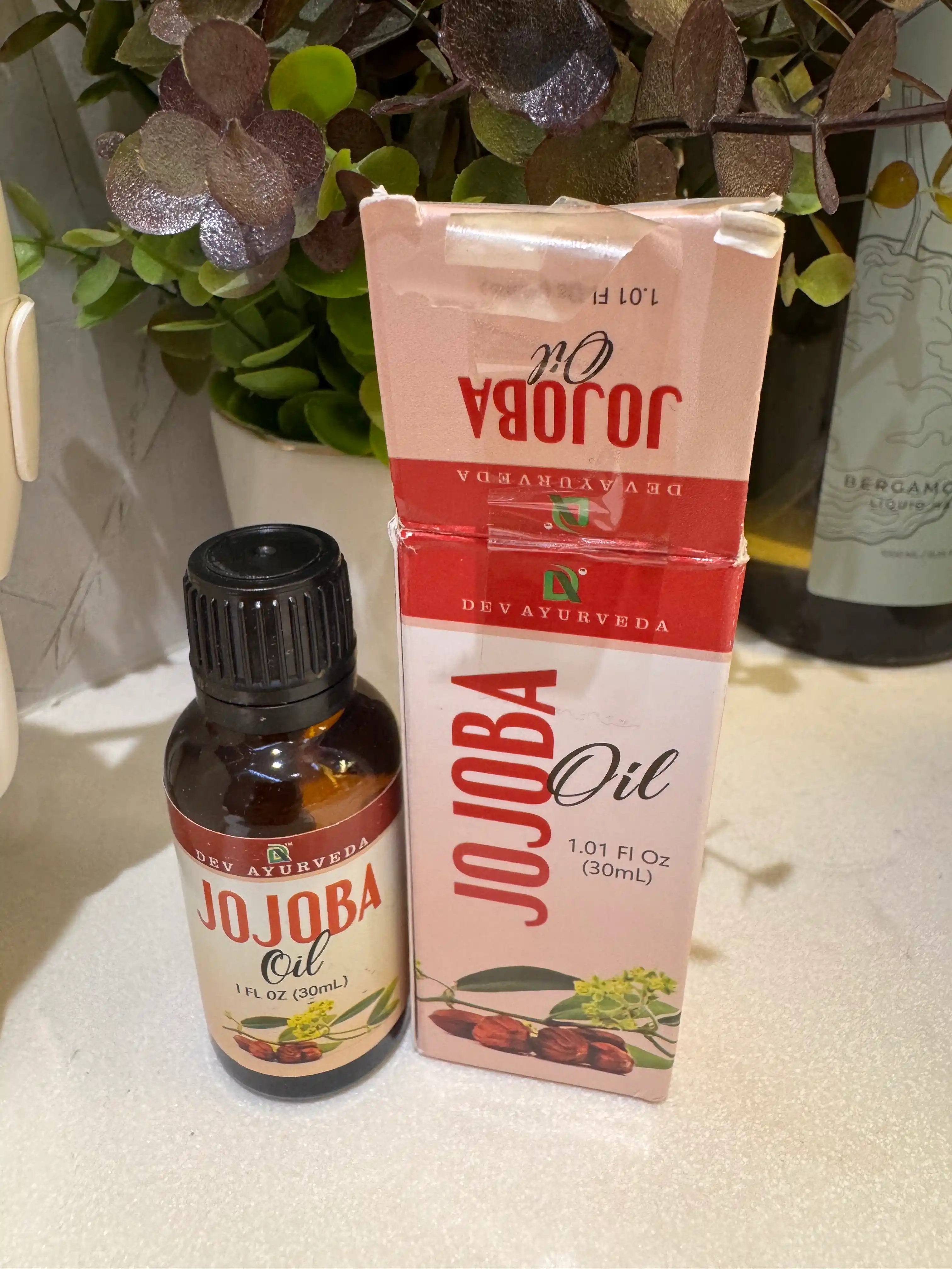 Jojoba yog‘i yuz, soch va tana uchun sovuq siqim, tabiiy, 30 ml