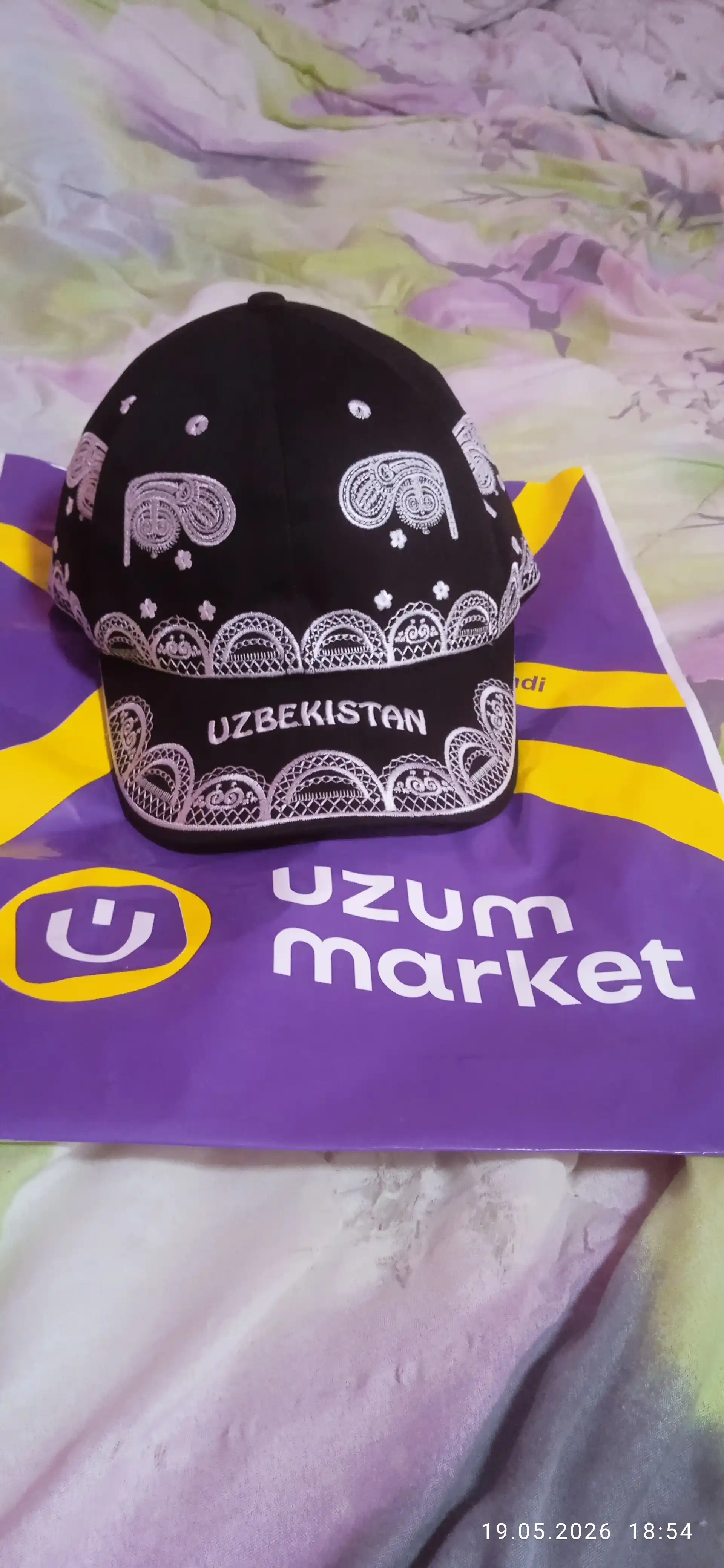 Erkaklar va ayollar uchun yozgi kepka – do‘ppi naqshli, sport uslub, universal bosh kiyim