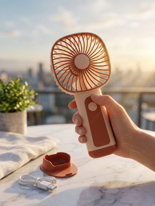 Ручной мини вентилятор, портативный вентелятор USB венеулятор MINI FAN
