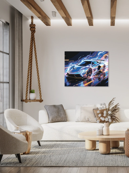 Raqamlar bo'yicha rasm chizish ARTERY Avtomobillar, 40×50 sm, xolstga bo'yaladigan rasm