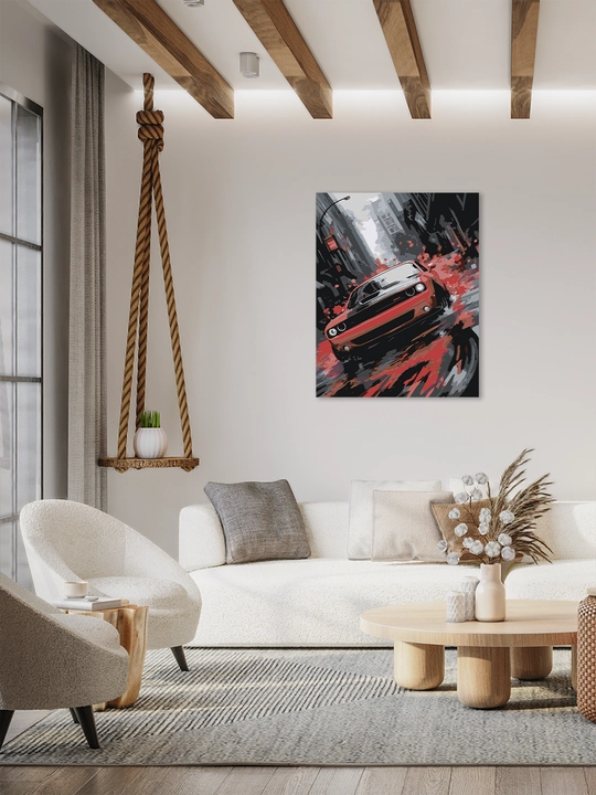 Raqamlar bo'yicha rasm chizish ARTERY Avtomobillar, 40×50 sm, xolstga bo'yaladigan rasm