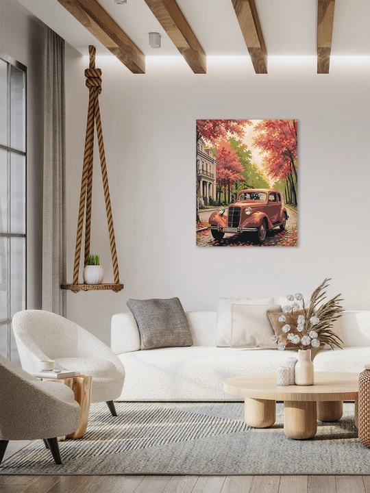 Raqamlar bo'yicha rasm chizish ARTERY Avtomobillar, 40×50 sm, xolstga bo'yaladigan rasm