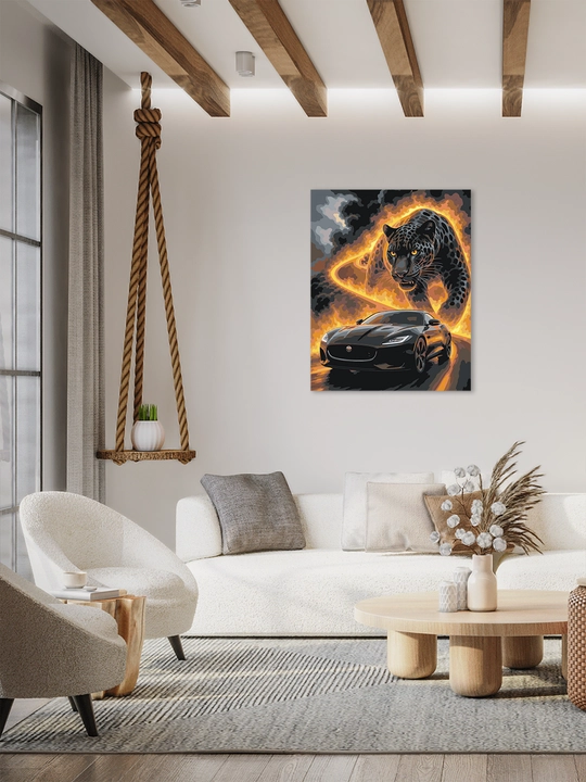 Raqamlar bo'yicha rasm chizish ARTERY Avtomobillar, 40×50 sm, xolstga bo'yaladigan rasm