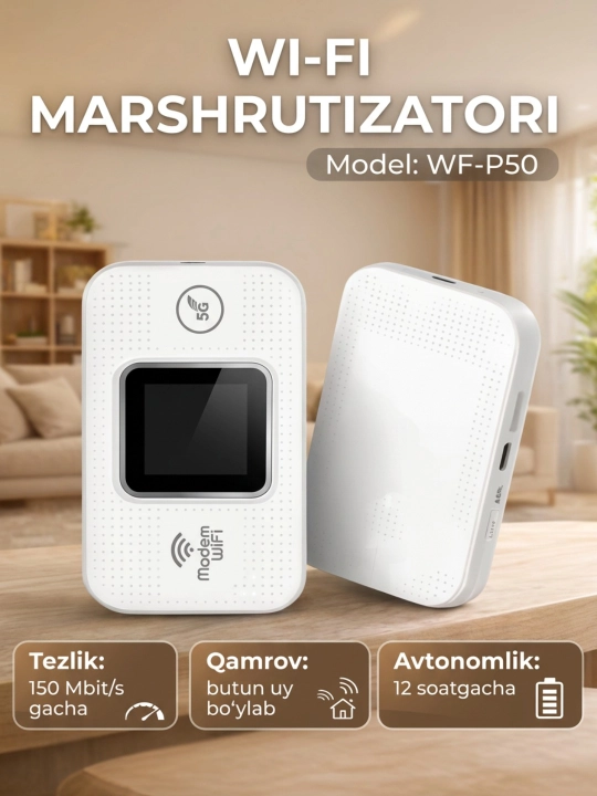 Sim-karta 4G-5G LTE Simsiz WiFI-Router