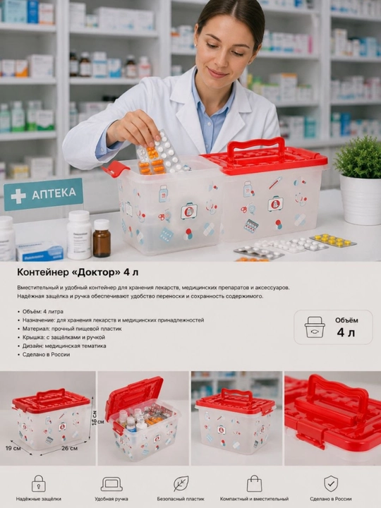 Konteyneri "Doktor +", 7 litr - 