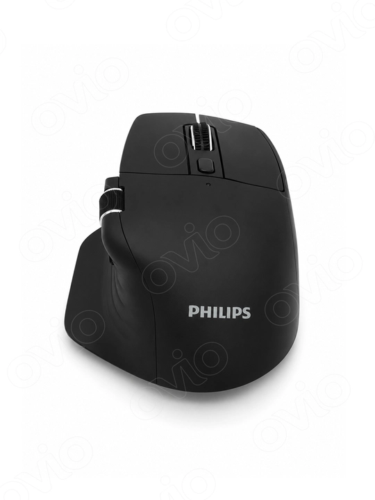 Simsiz jim ishlaydigan Philips SPK7858 sichqoncha, Bluetooth5.0/2.4G USB-A/USB-C, 4000 DPI