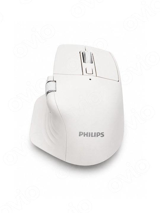 Simsiz jim ishlaydigan Philips SPK7858 sichqoncha, Bluetooth5.0/2.4G USB-A/USB-C, 4000 DPI