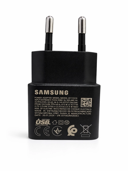 Зарядное устройство Samsung 25W/45W с кабелем USB-C (Type-C) быстрая зарядка