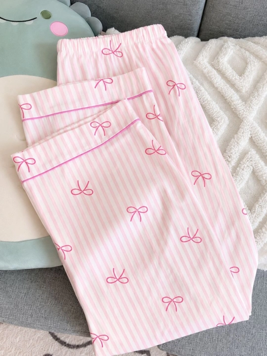 3 ta 1 da ayollar yozgi pijamasi, Pinterest uslubidagi to‘plam, zamonaviy va qulay