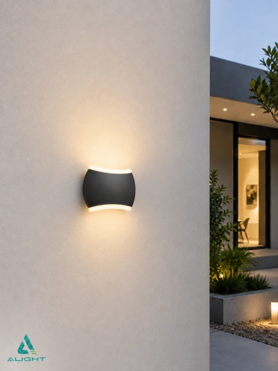 ALIGHT LED бра 3000K, настенный светильник для фасада и интерьера